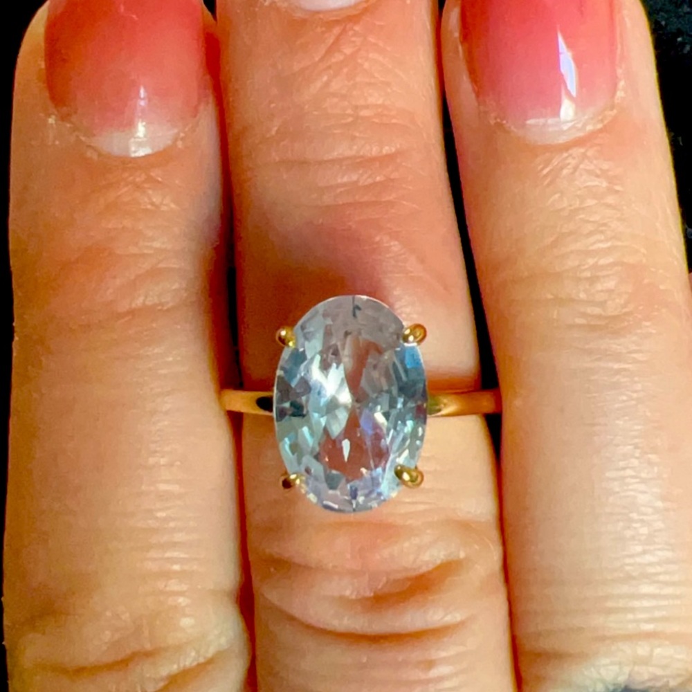 Large gem ring